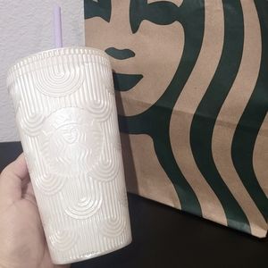 NWT Starbucks Grande Opal Shell Tumbler